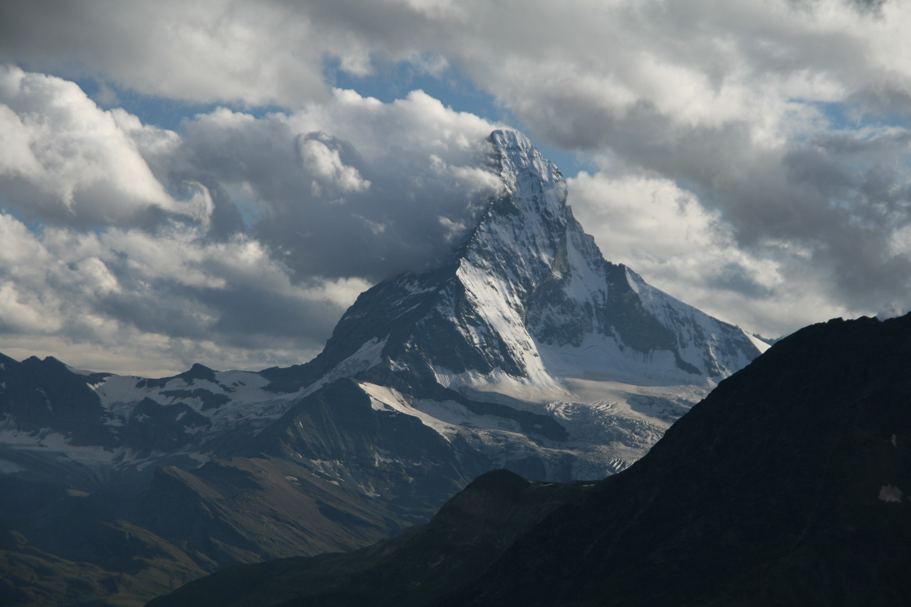 Blick zum Matterhorn.