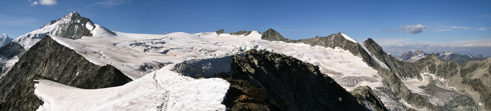 über den Glacier de Moiry führte der Weg.