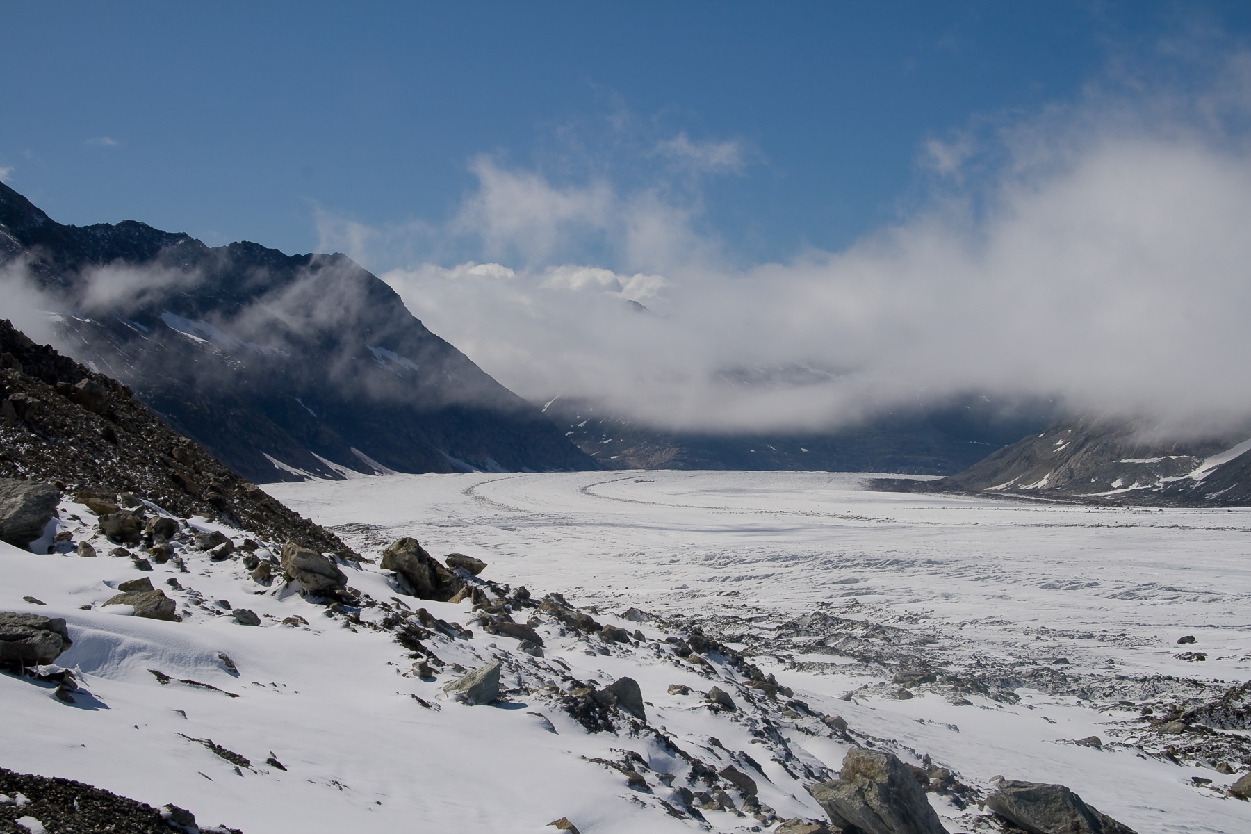 Größter Gletscher der Alpen.