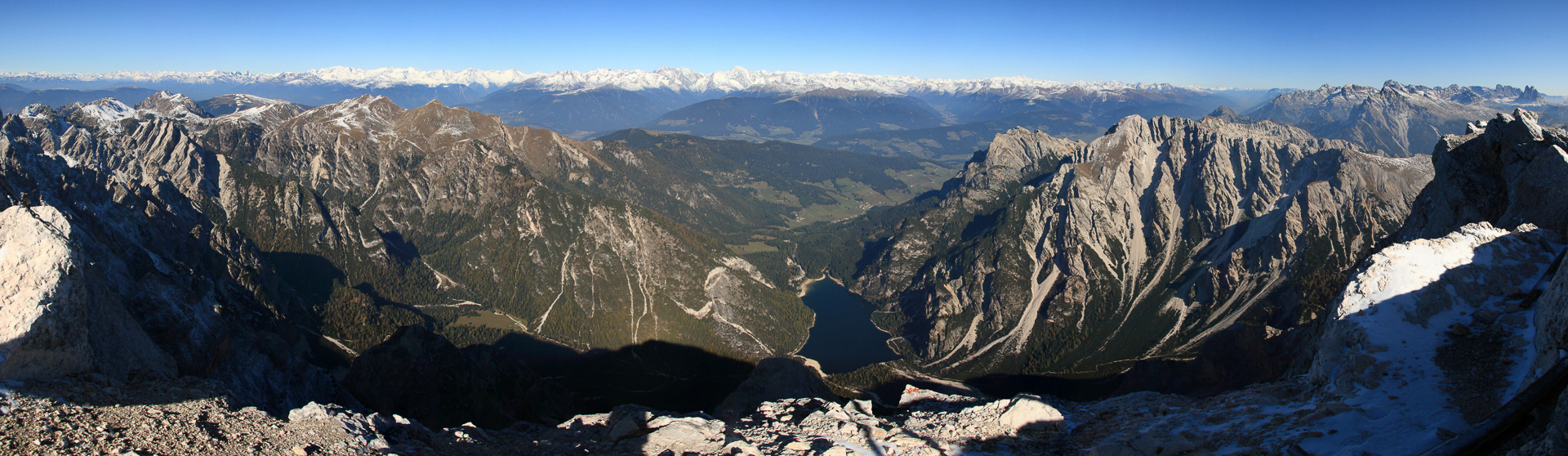 Blick in die Zillertaler Alpen.