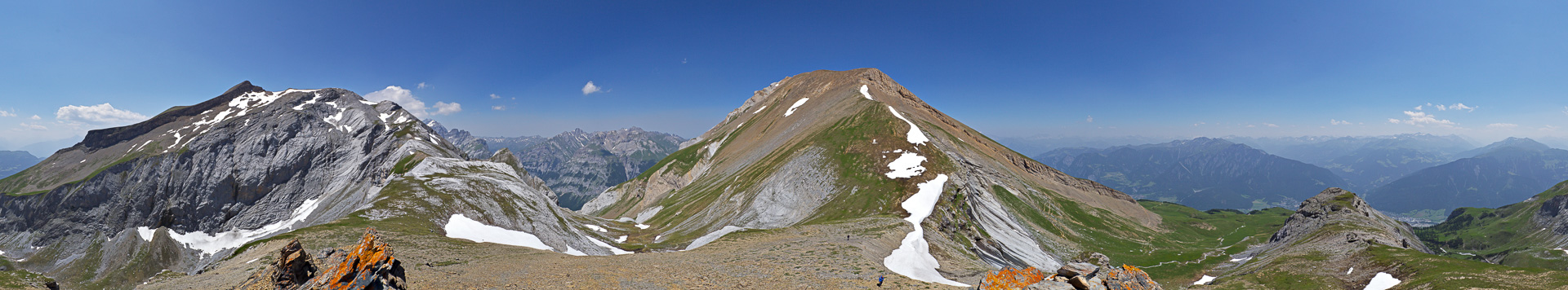 Gipfelchen zwischen Felsberger und Haldensteiner Calanda.