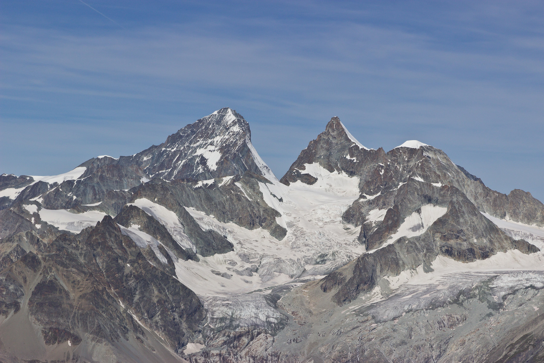 mit Obergabelhorn (4.063 m).