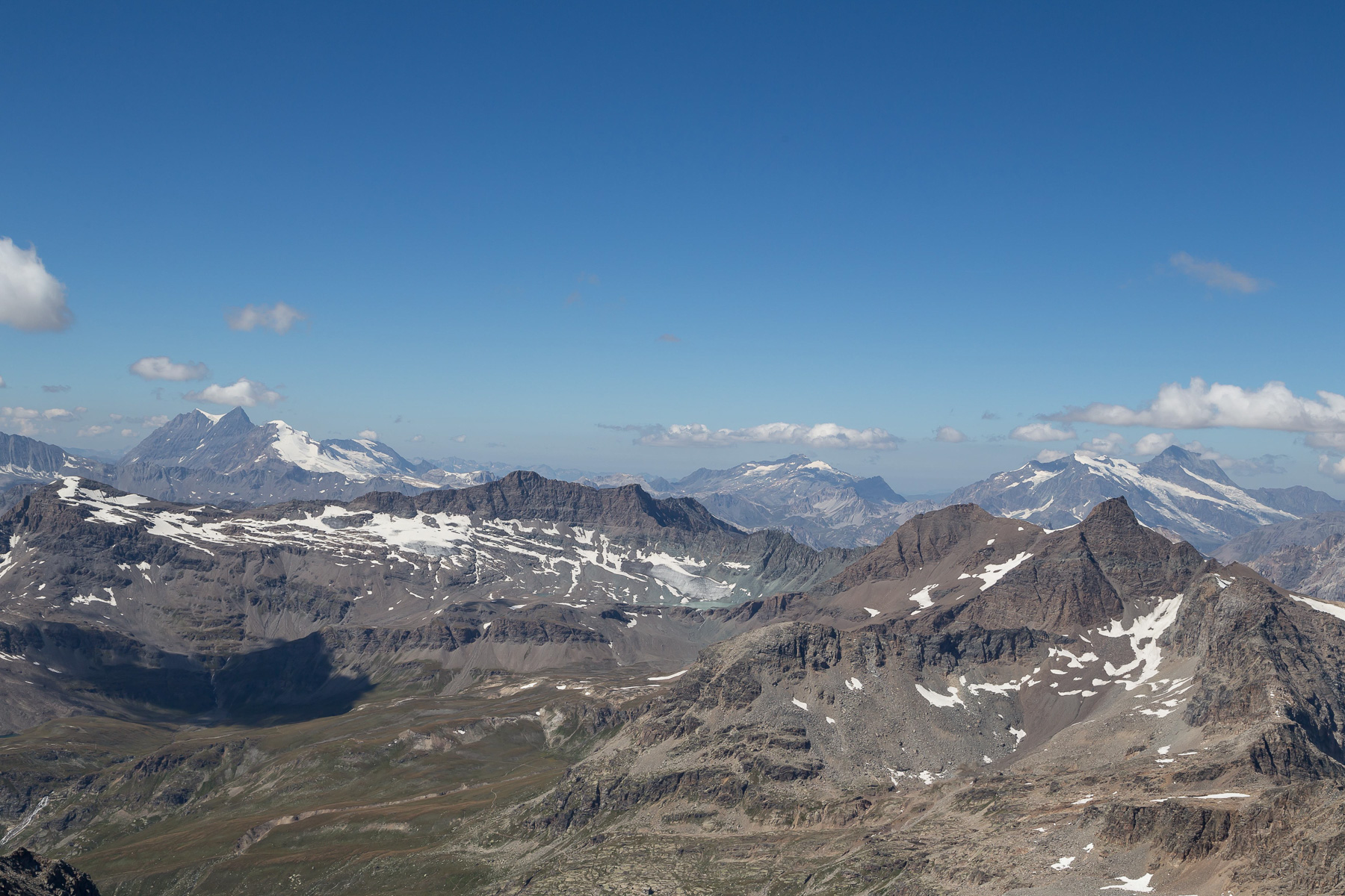 La Grande Casse (3.855 m) und Mont Pourri (3.779 m).