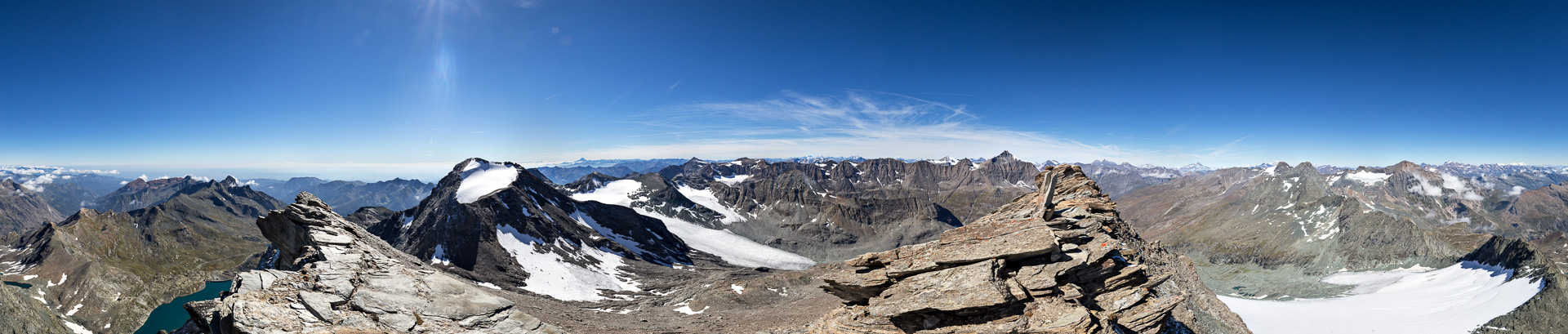 Herrliches Gipfelpanorama in einem der hintersten Winkel der Maurienne.