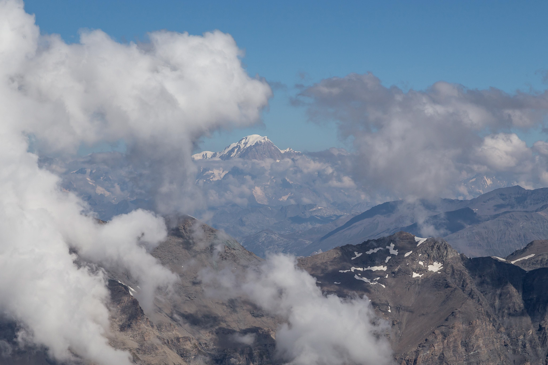 Blick zum Mont Blanc (4.807 m).