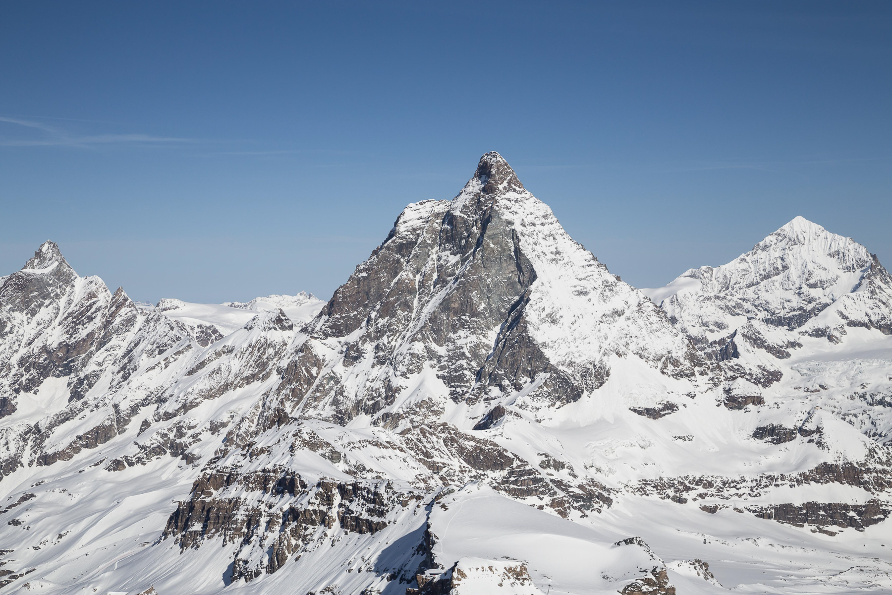vom Chli Matterhorn aus gesehen.