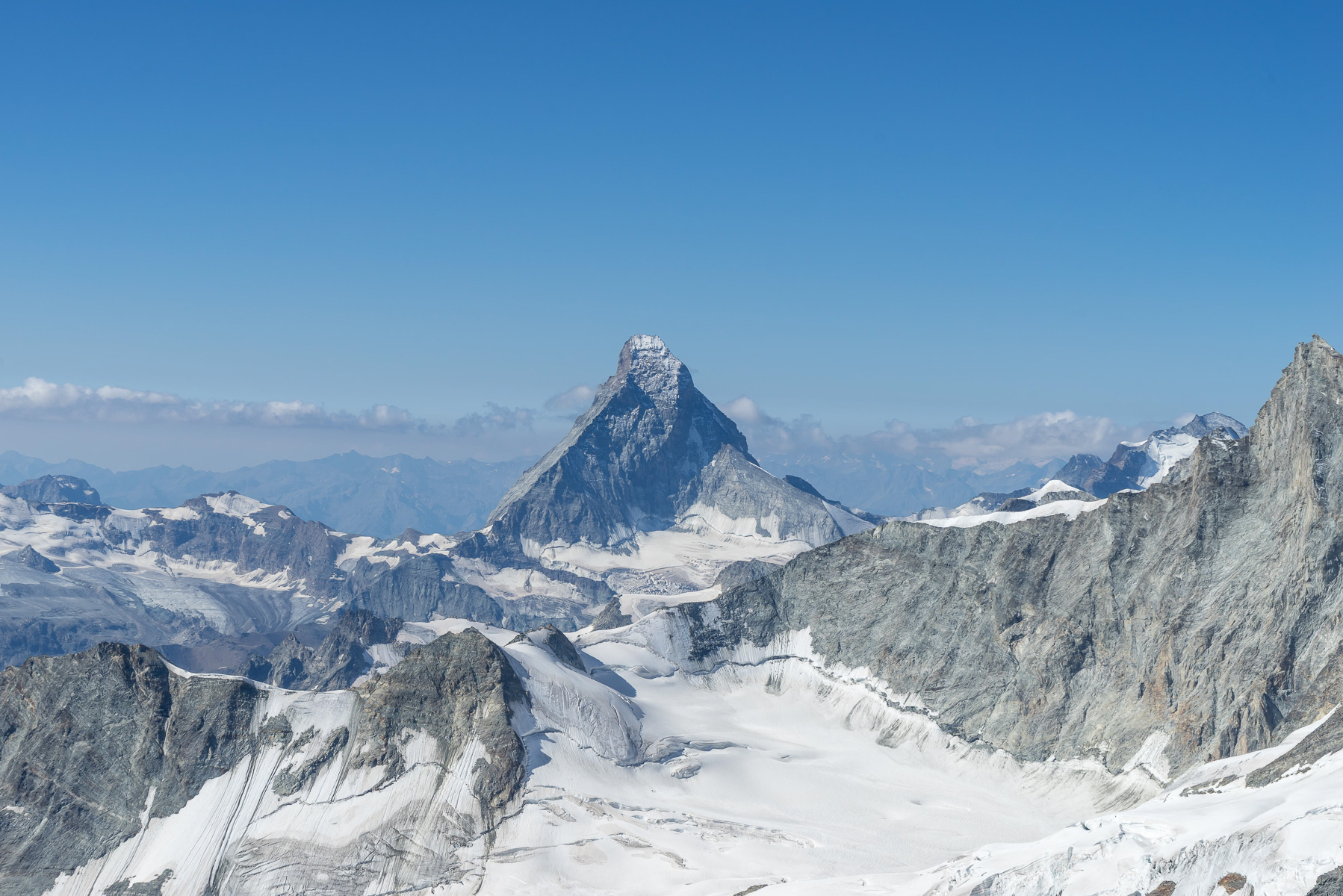 Prachtblick zum Matterhorn.