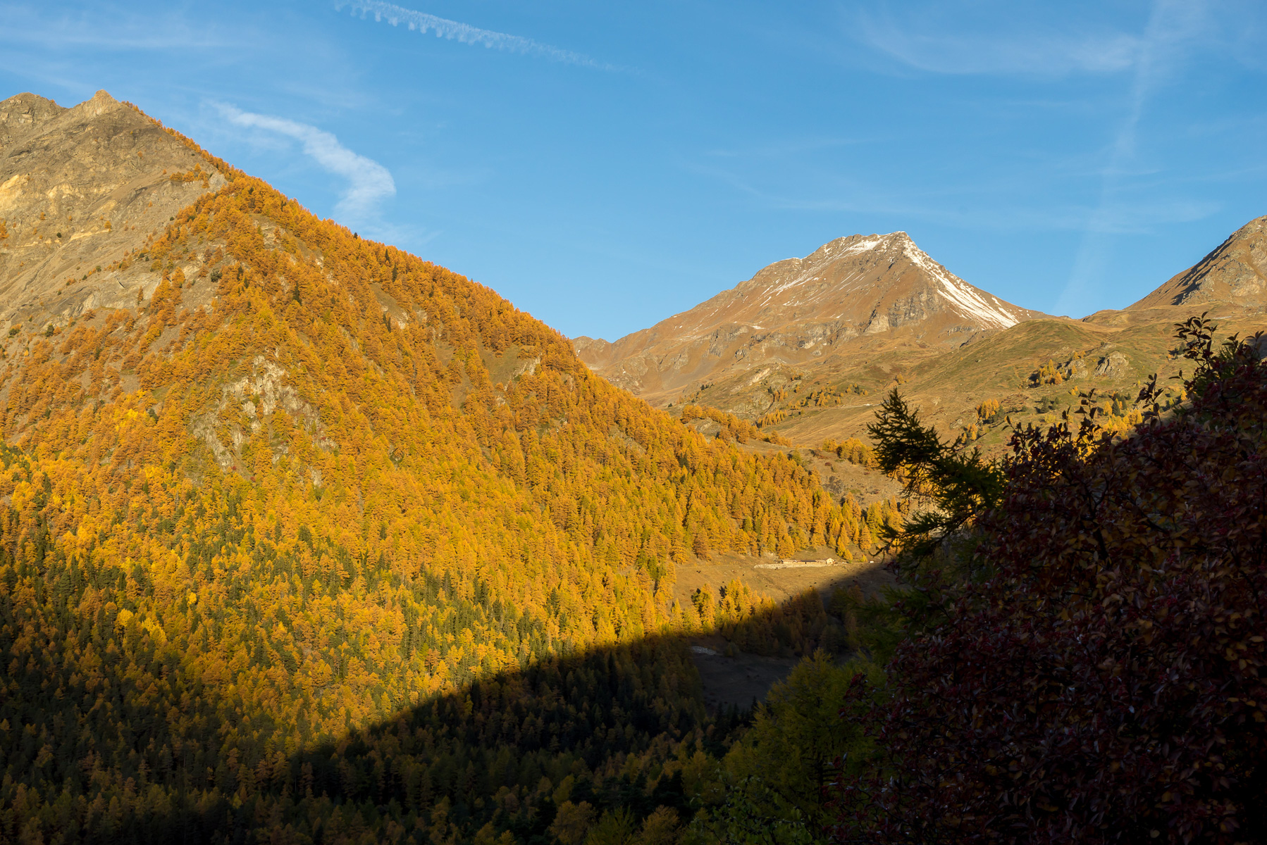 Das Gipfelziel, der Mont Fallère, im Blick.