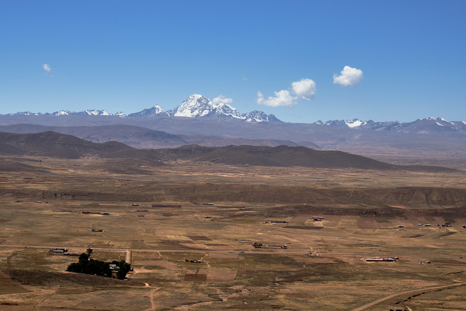 Blick zum Huayna Potosí.