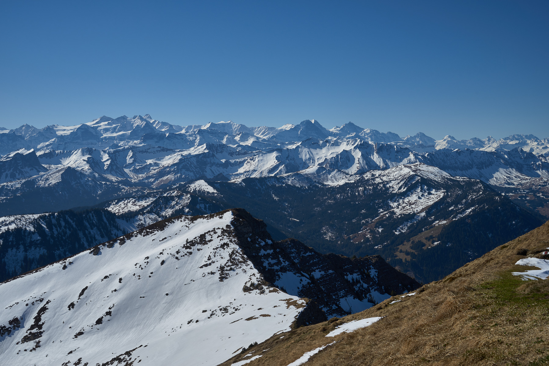Blick in die Berner Alpen.