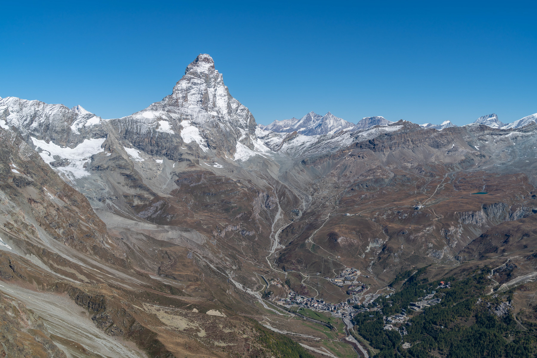 Breuil mit dem Matterhorn