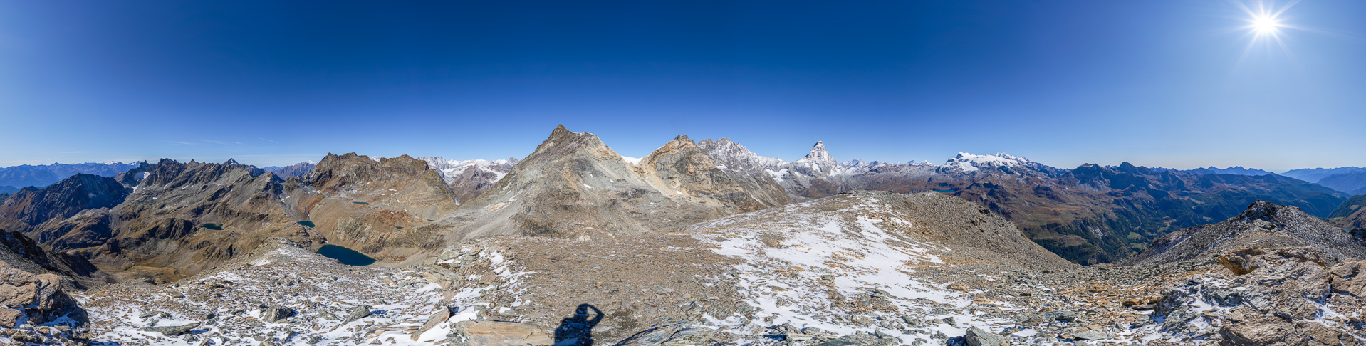 Ein schönes Panorama vom Ersatz-Gipfelziel