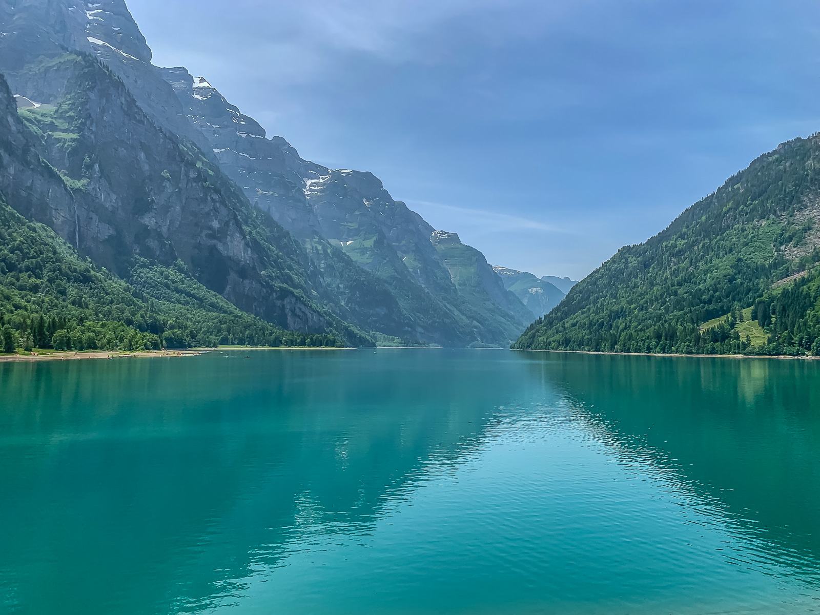 bereits in der Auffahrt zum Pragelpass