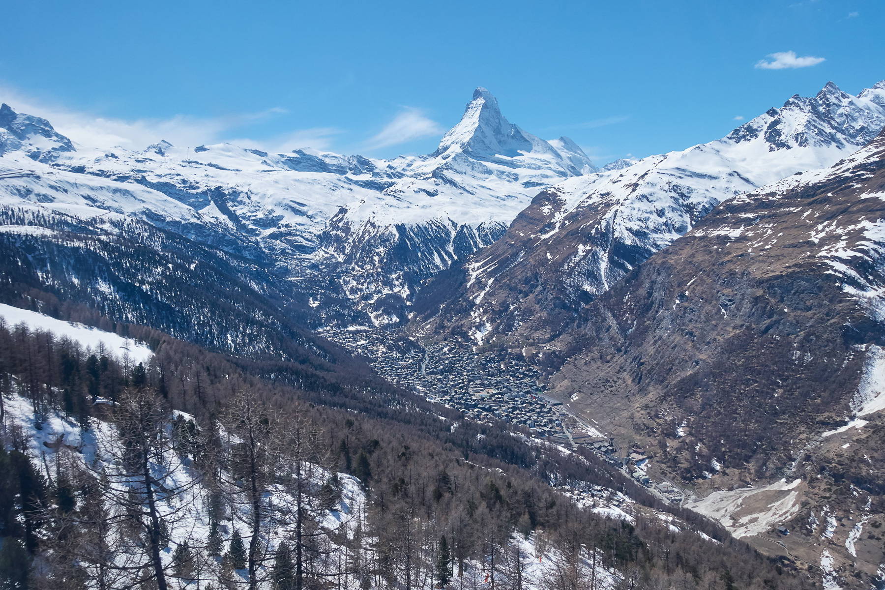 Zermatt mit seinem Wahrzeichen