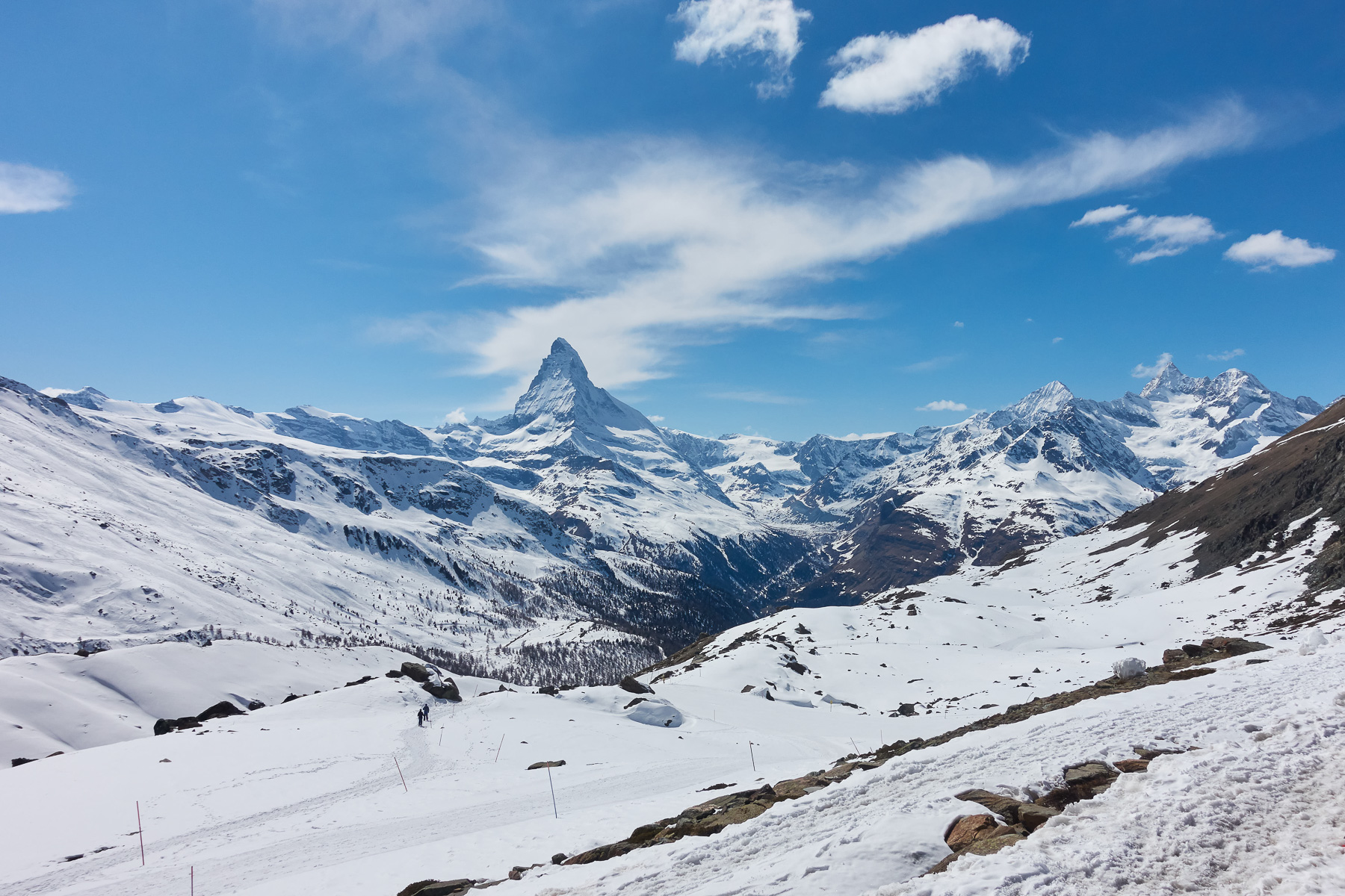 Matterhorn und Obergabelhorn