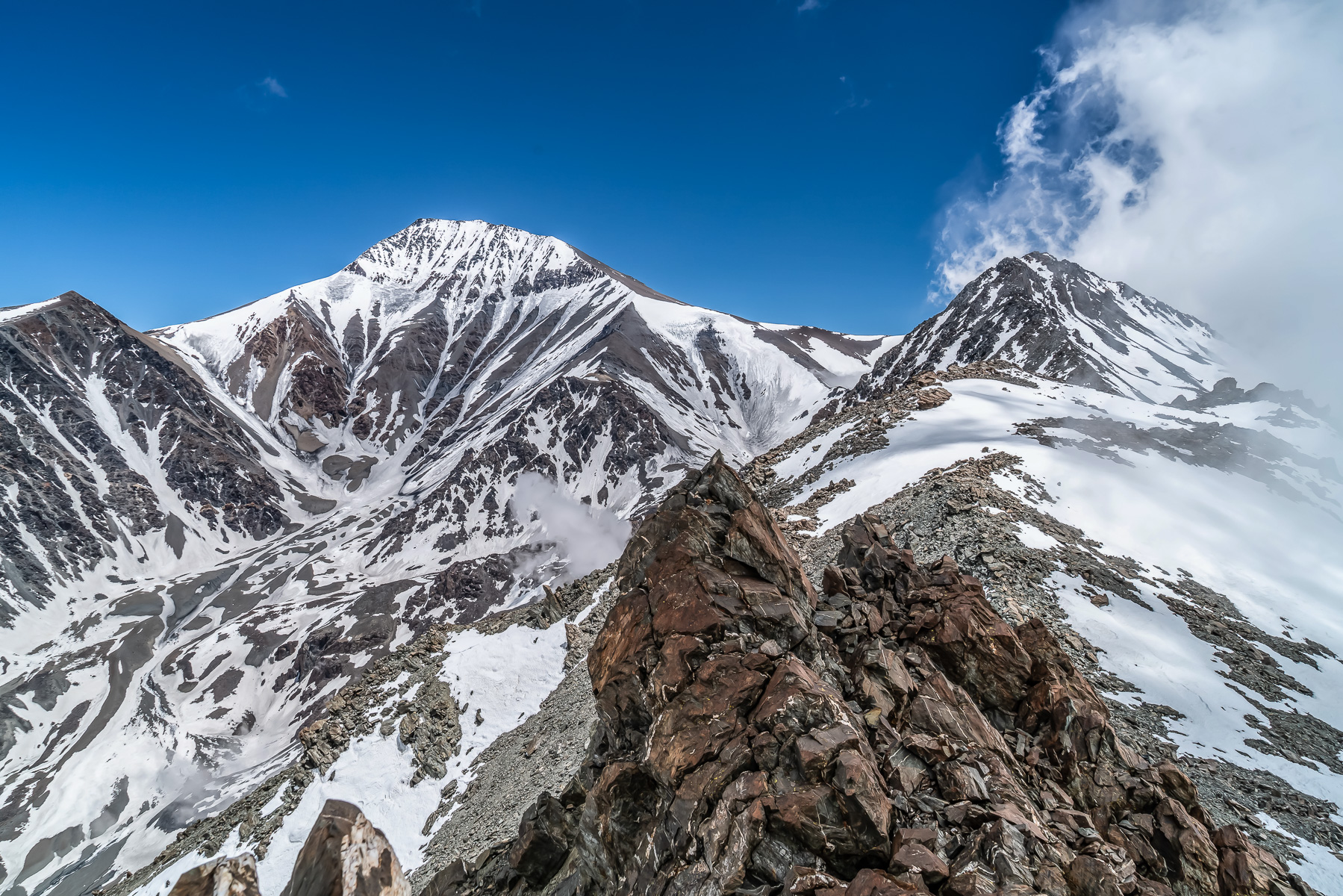 Blick zum Cerro el Plata - fast ein 6000er.