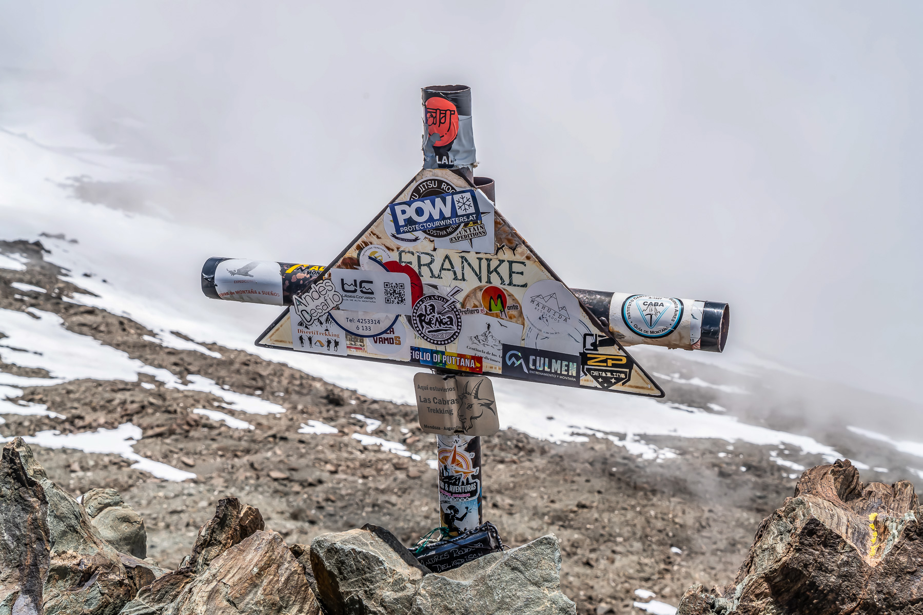 2000 Höhenmeter und dann steht man im Nebel!