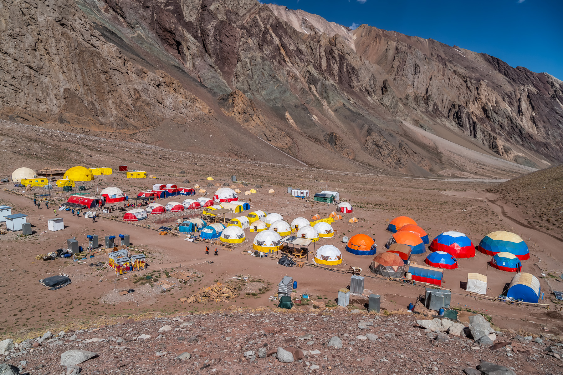 Hier sieht es noch ziemlich aufgeräumt aus.