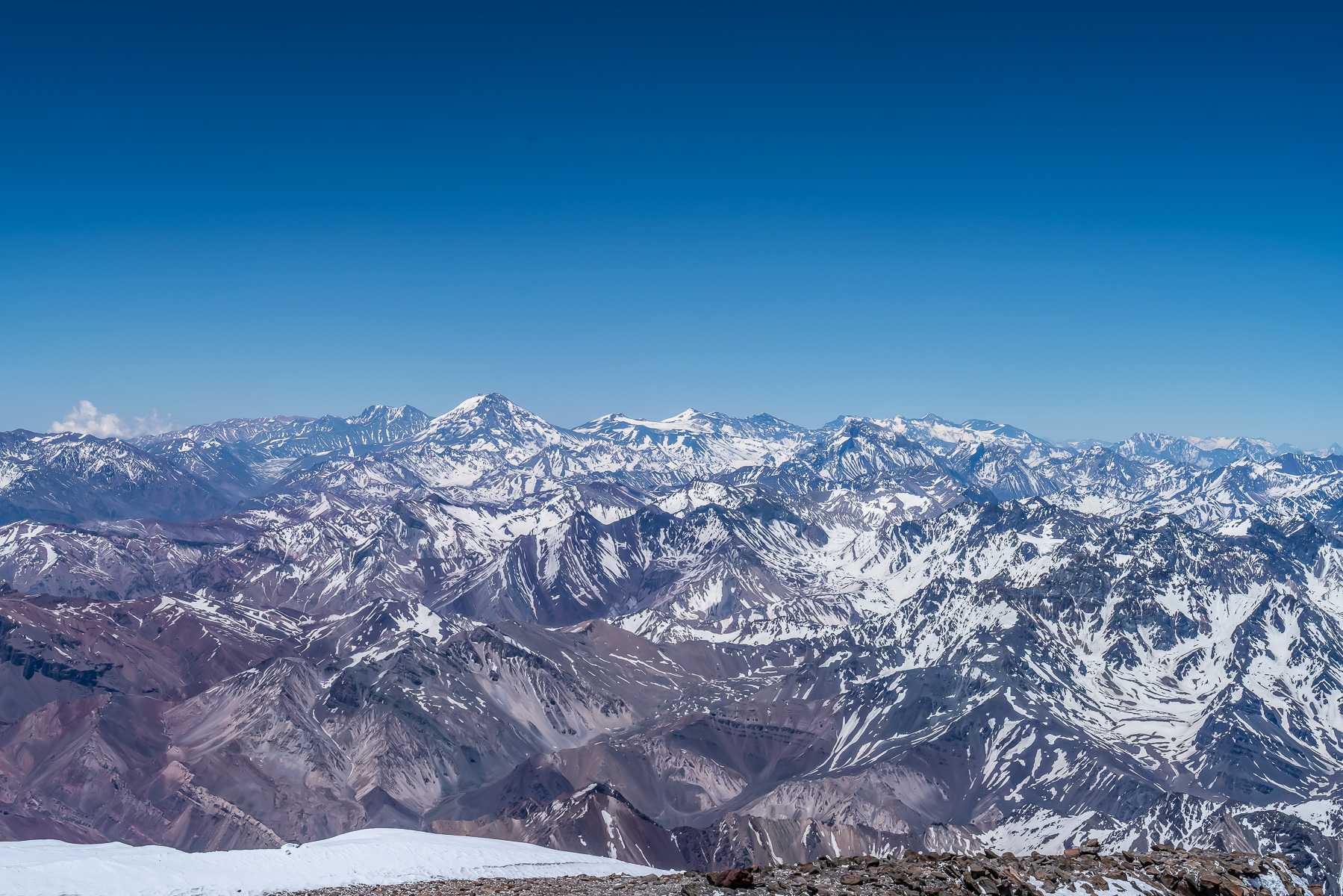 Blick zum Cerro Tupungato