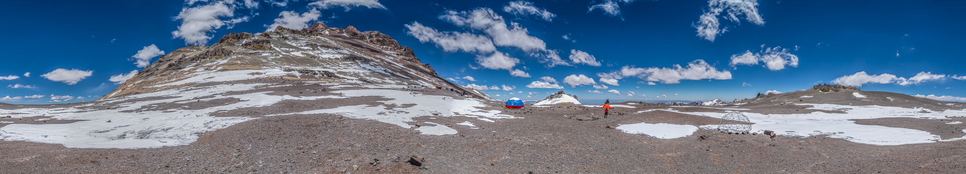 Das große Hochlager am Aconcagua