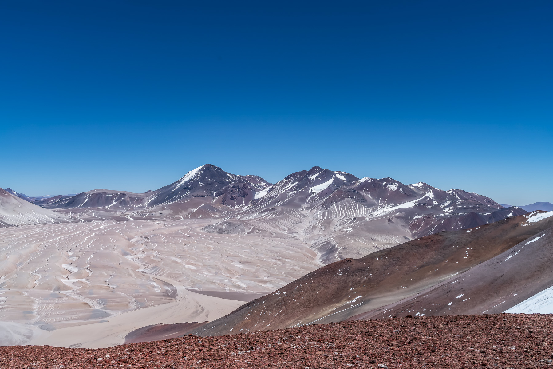 Blick zum Tres Cruces