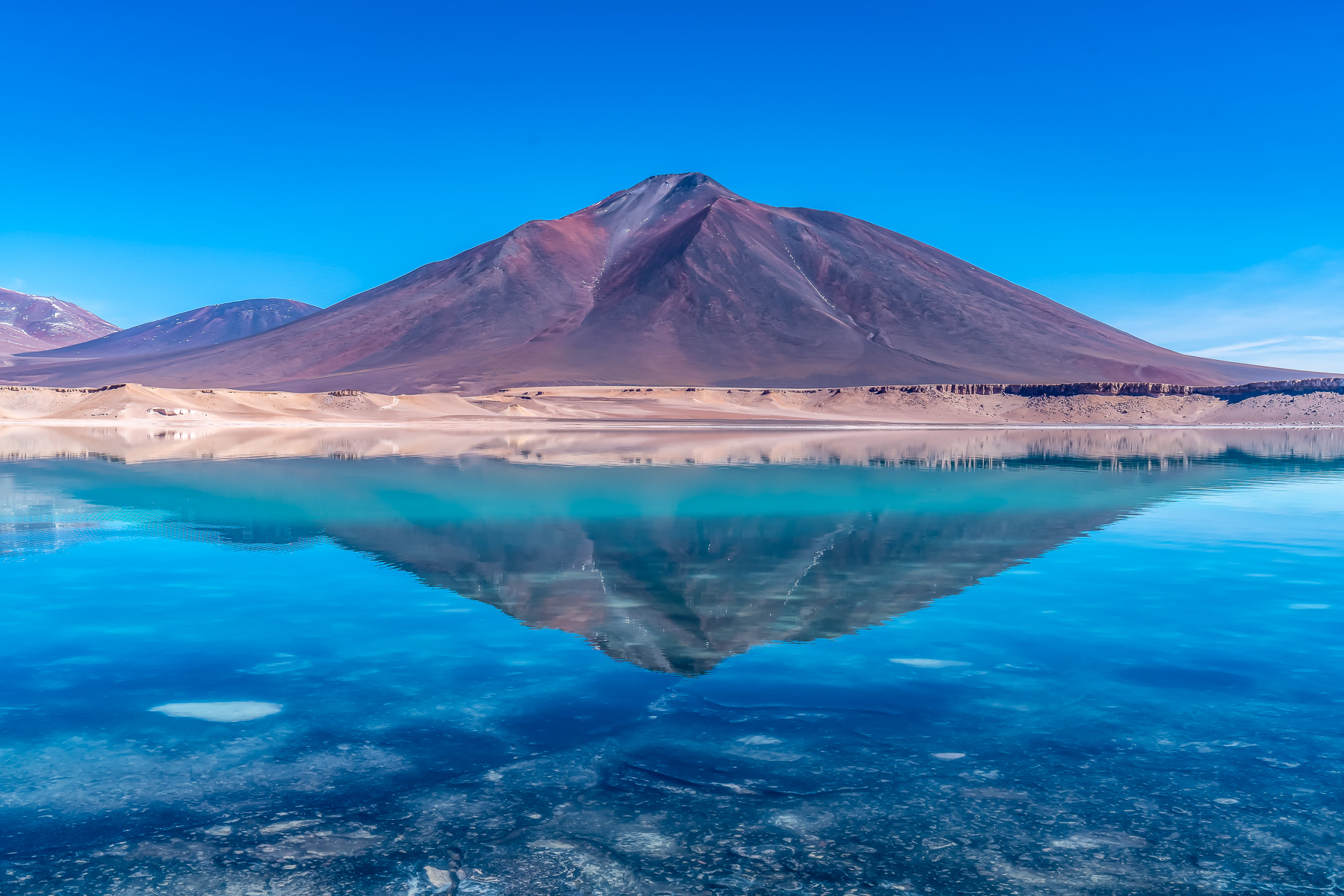 Spiegelbild des gleichnamigen Berges