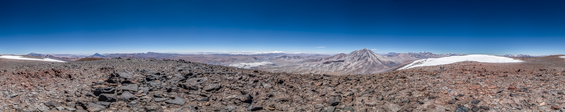Das Panorama vom argentinischen Gipfel