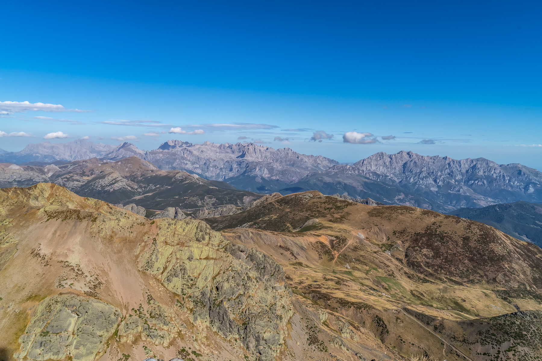Noch ein wunderbarer Blick zu den Picos de Europa